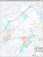 St. Clair, Al Carrier Route Wall Map